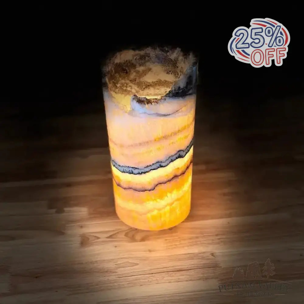 Mexican Onyx Lamp - Putnam Valley Trading Co.
