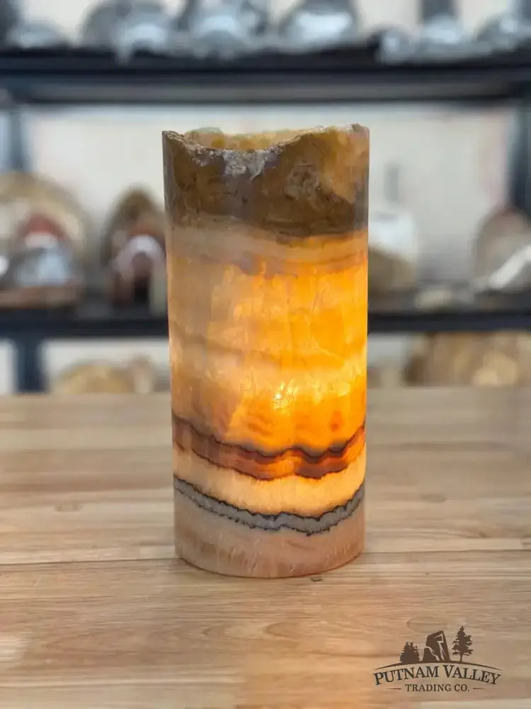 Mexican Onyx Lamp - Putnam Valley Trading Co.