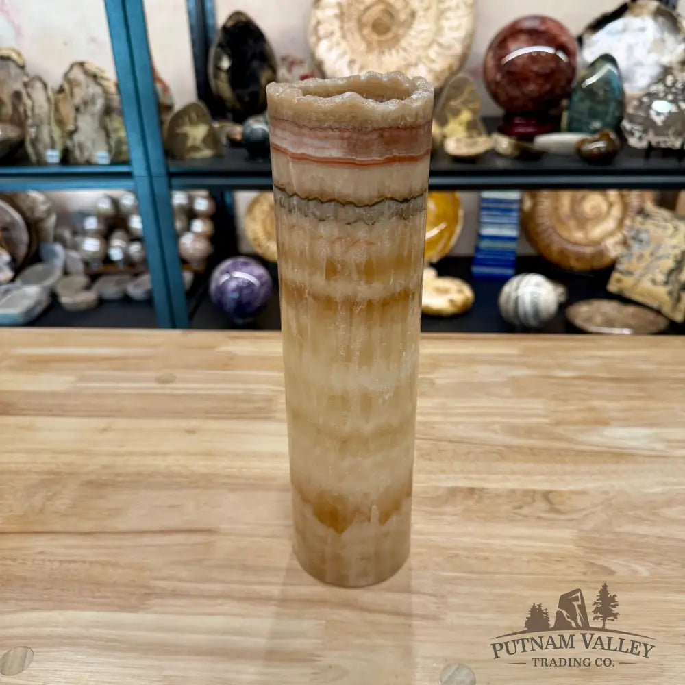 Mexican Onyx Table Rustic Lamp 12’’ - Lamp