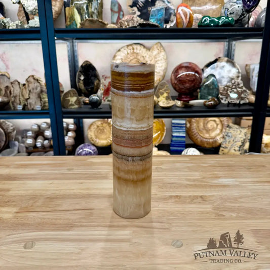 Mexican Onyx Table Rustic Lamp 12’’ - Lamp
