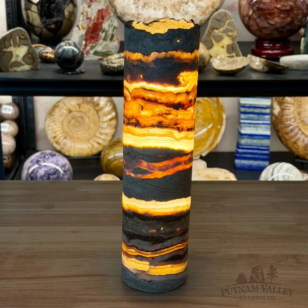 Mexican Onyx Table Rustic Lamp 3.36 - Lamp