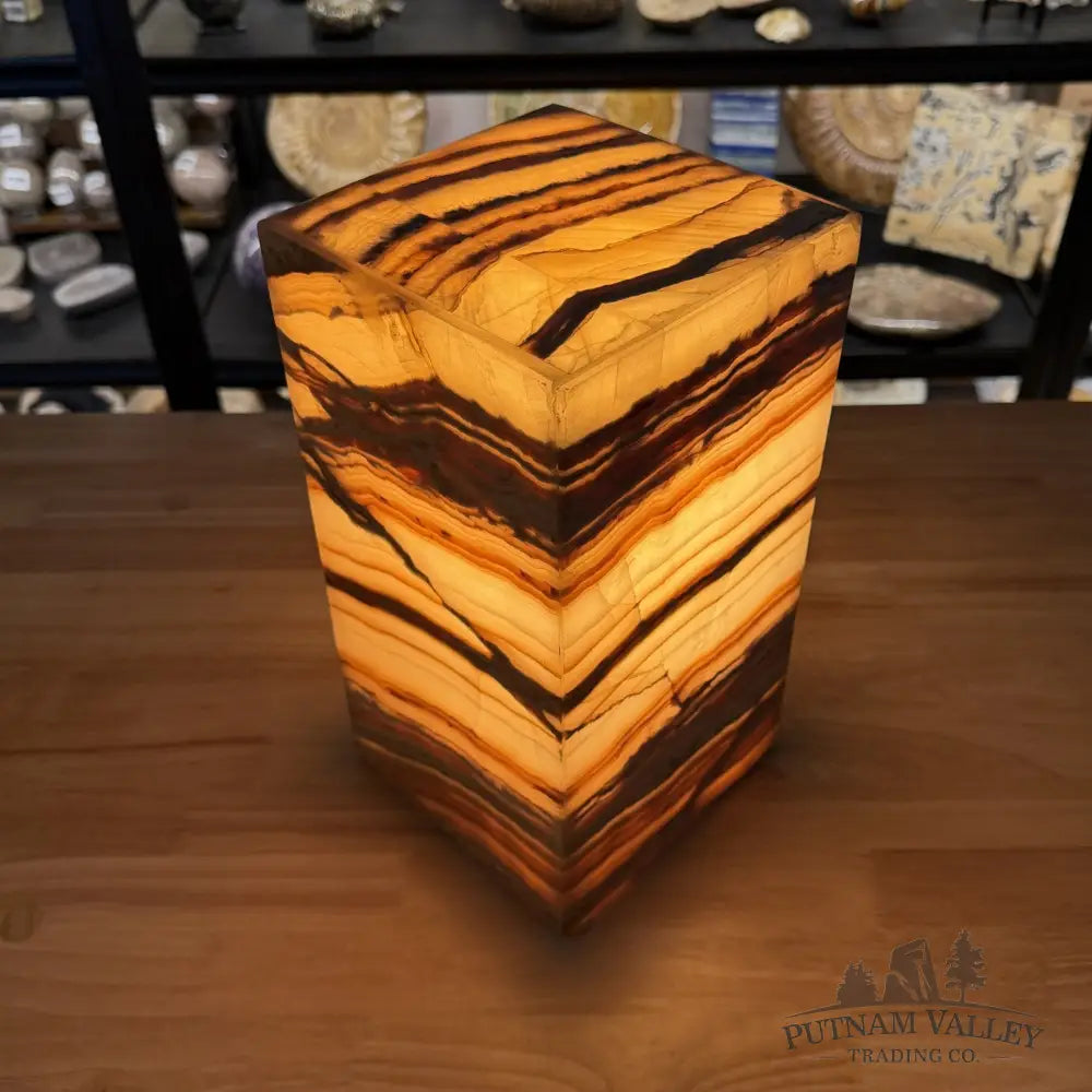 Mexican Onyx Table Lamp 11.75’’ - Lamp