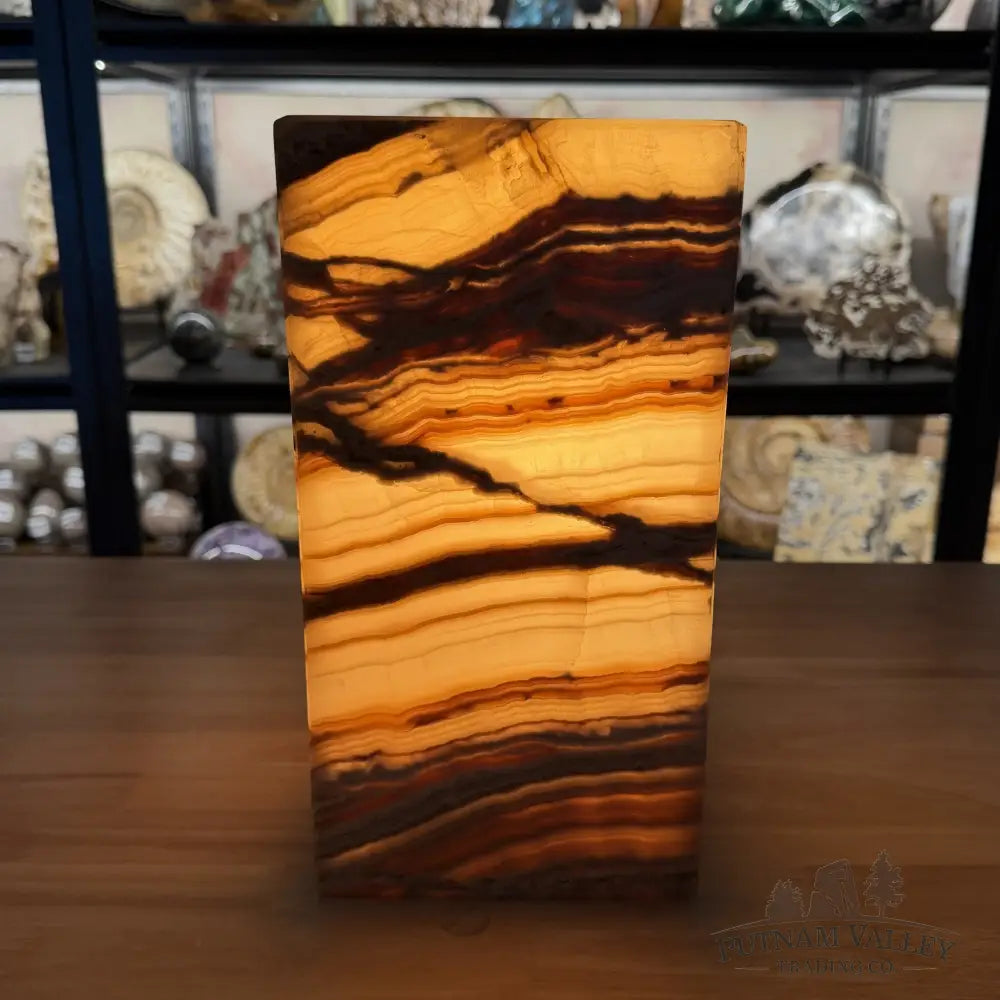 Mexican Onyx Table Lamp 11.75’’ - Lamp