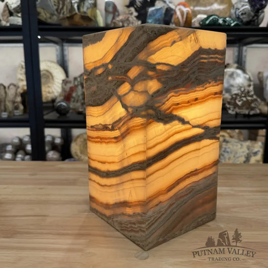 Mexican Onyx Table Lamp 11.75’’ - Lamp