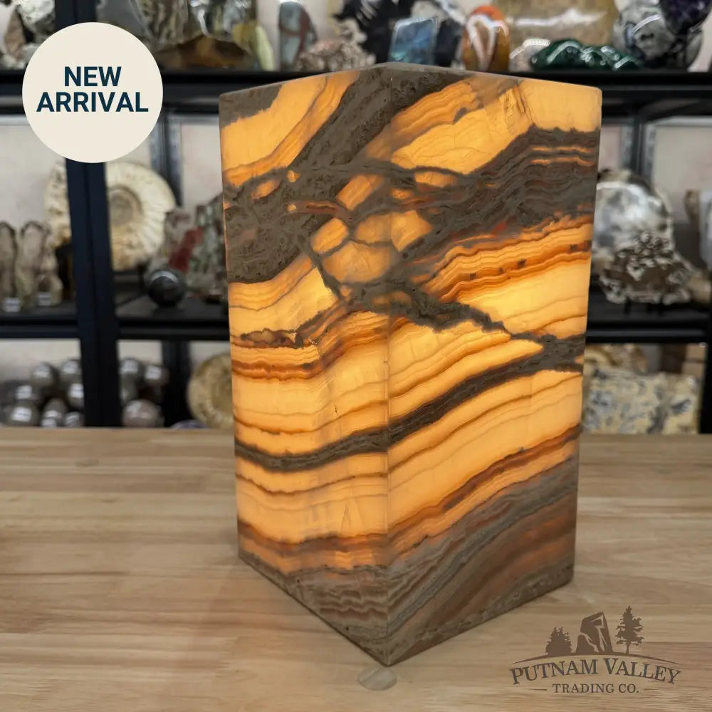 Mexican Onyx Table Lamp 11.75’’ - Lamp