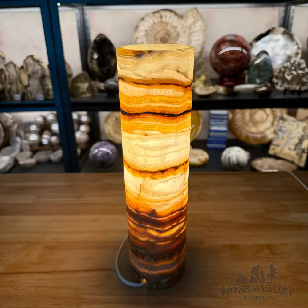 Mexican Onyx Table Lamp 3.24 smooth - Lamp