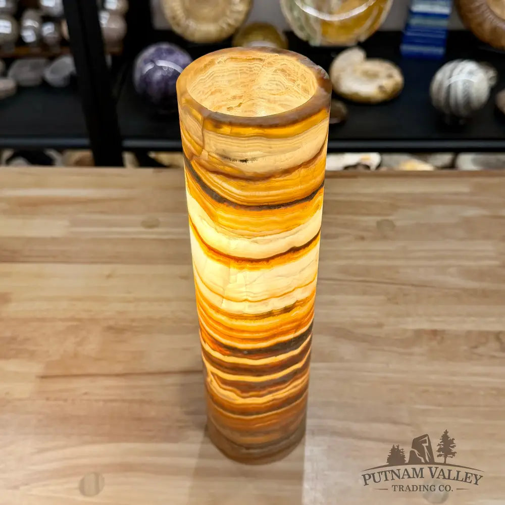 Mexican Onyx Table Lamp 12’’ - Lamp