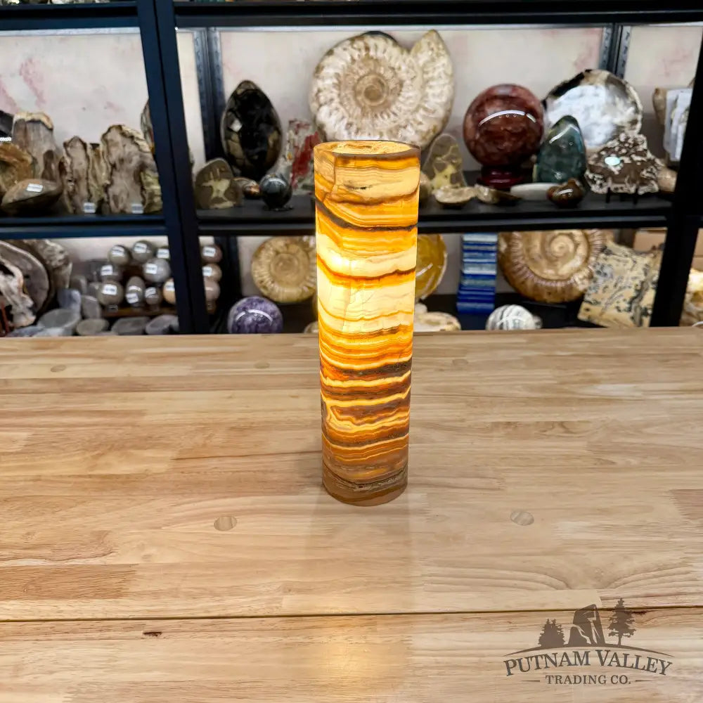 Mexican Onyx Table Lamp 12’’ - Lamp