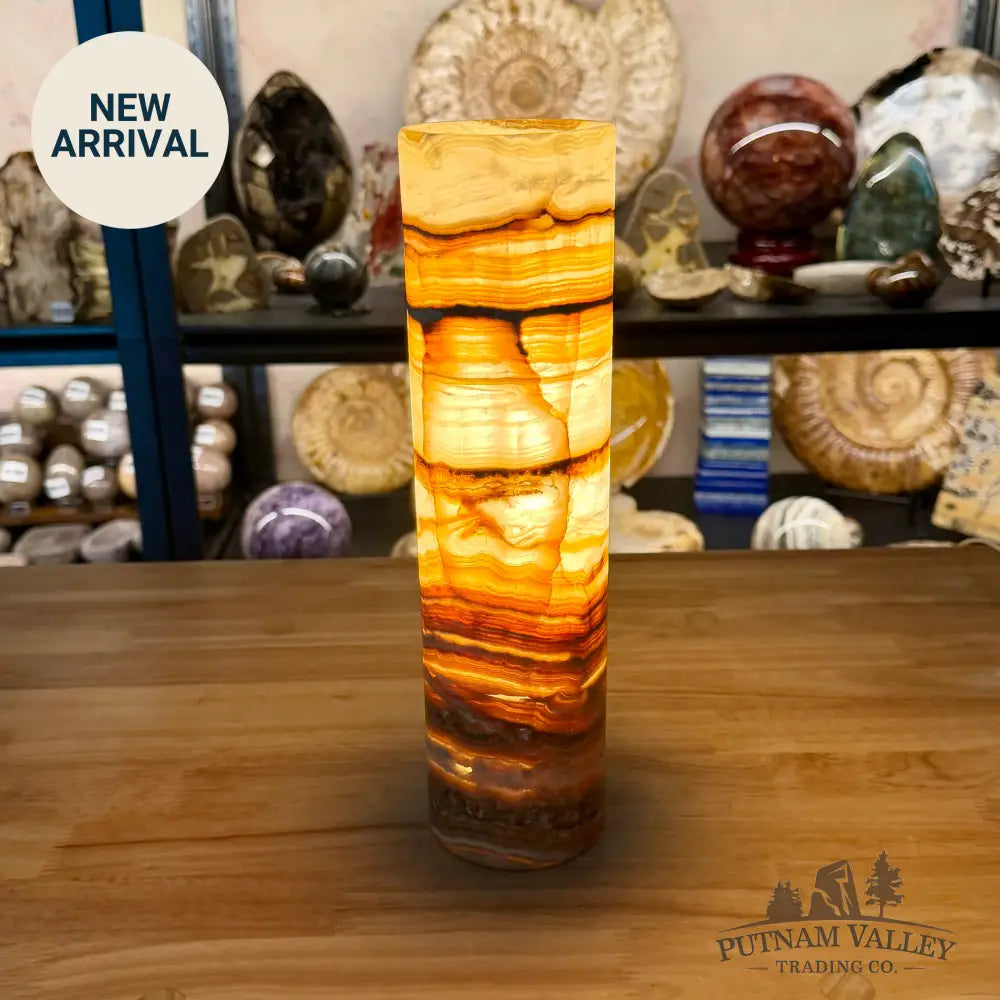 Mexican Onyx Table Lamp 3.24 smooth - Lamp
