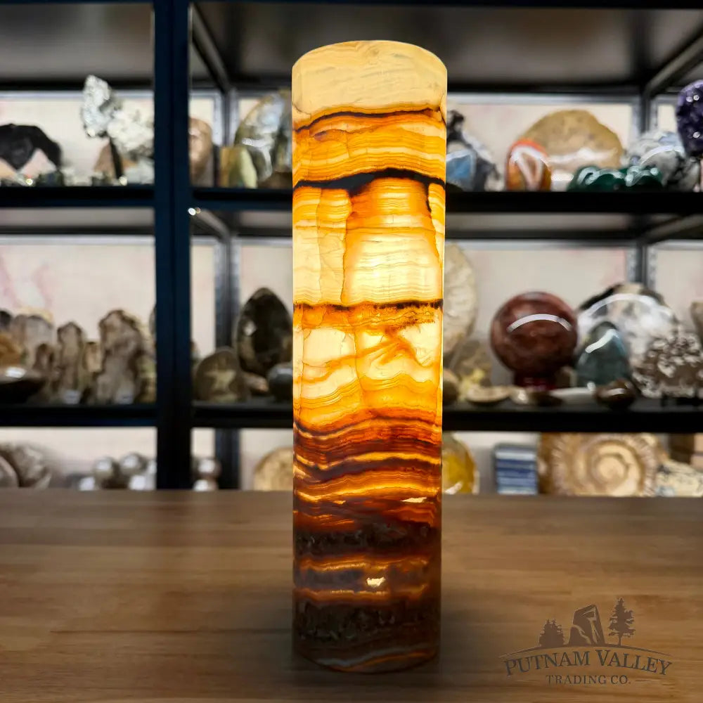 Mexican Onyx Table Lamp 3.24 smooth - Lamp