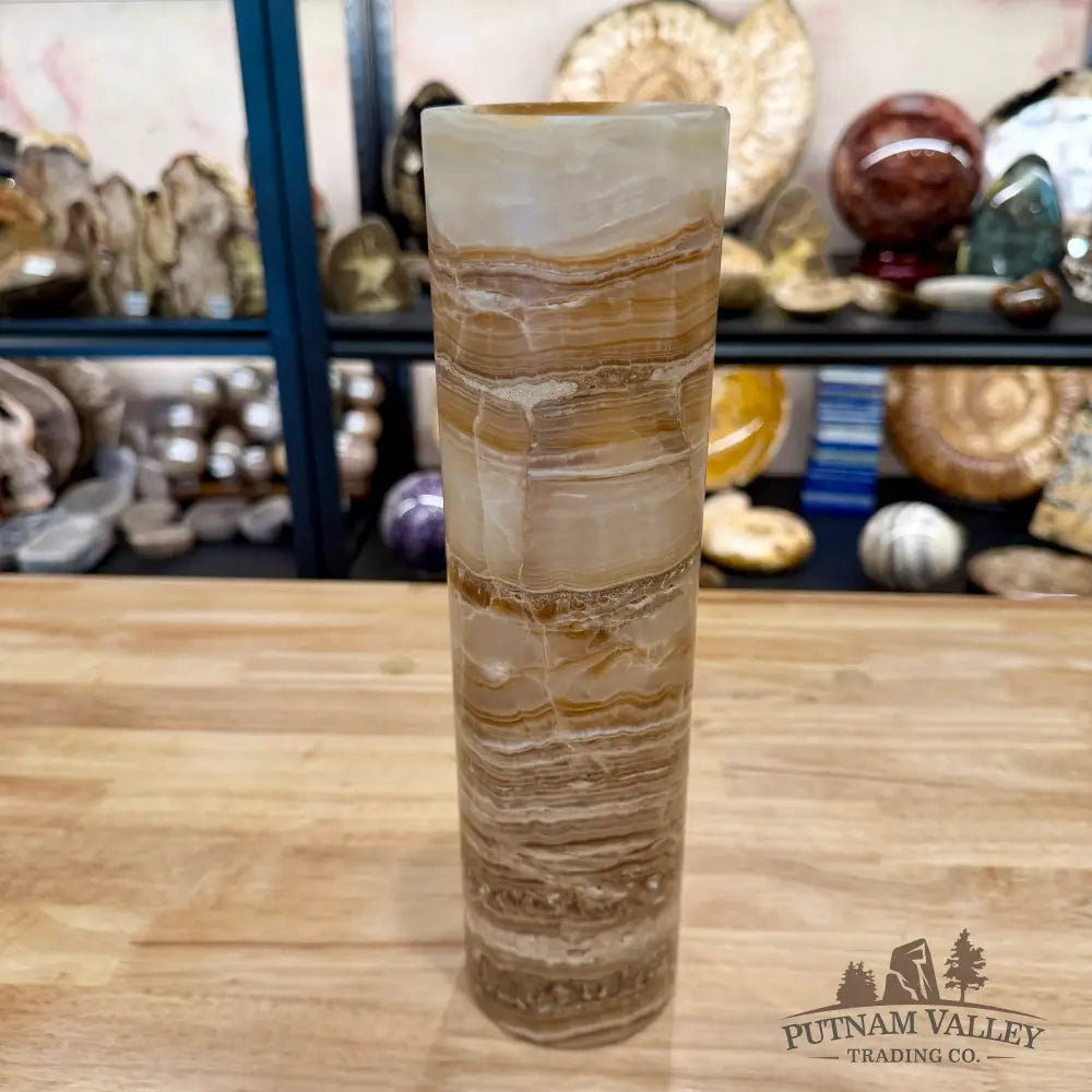 Mexican Onyx Table Lamp 3.24 smooth - Lamp