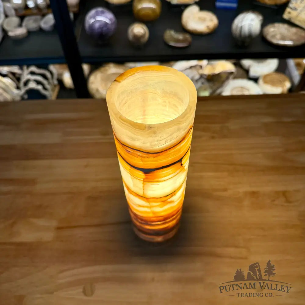 Mexican Onyx Table Lamp 3.24 smooth - Lamp