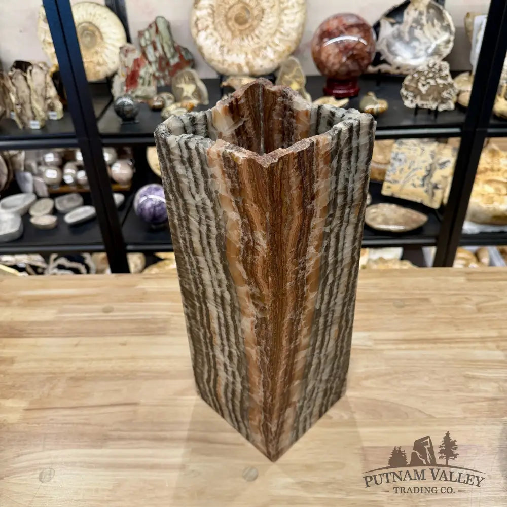 Mexican Onyx Table Lamp 16’’ - Lamp
