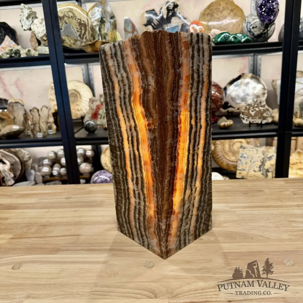 Mexican Onyx Table Lamp 16’’ - Lamp