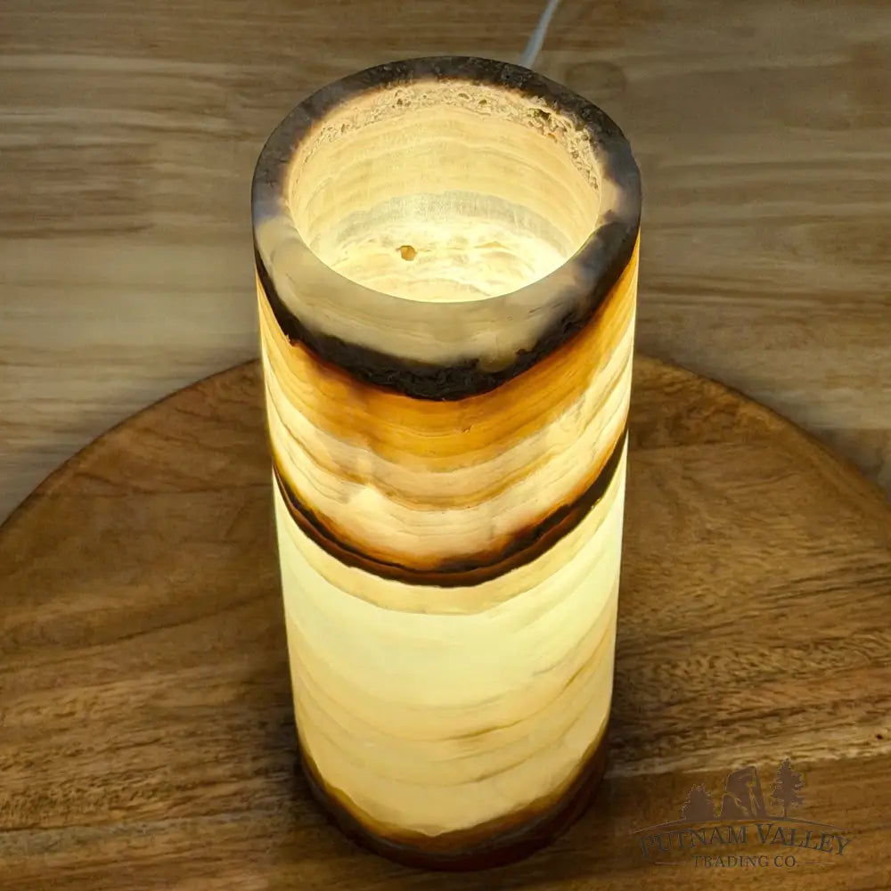 Mexican Onyx Table Lamp 7.75’’ - Lamp