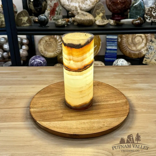 Mexican Onyx Table Lamp 7.75’’ - Lamp