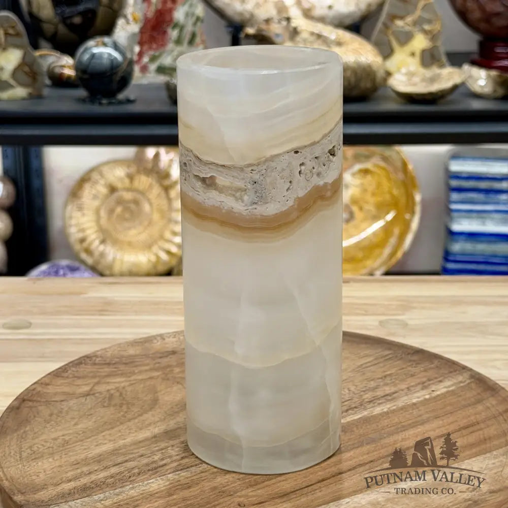 Mexican Onyx Table Lamp 7.75’’ - Lamp