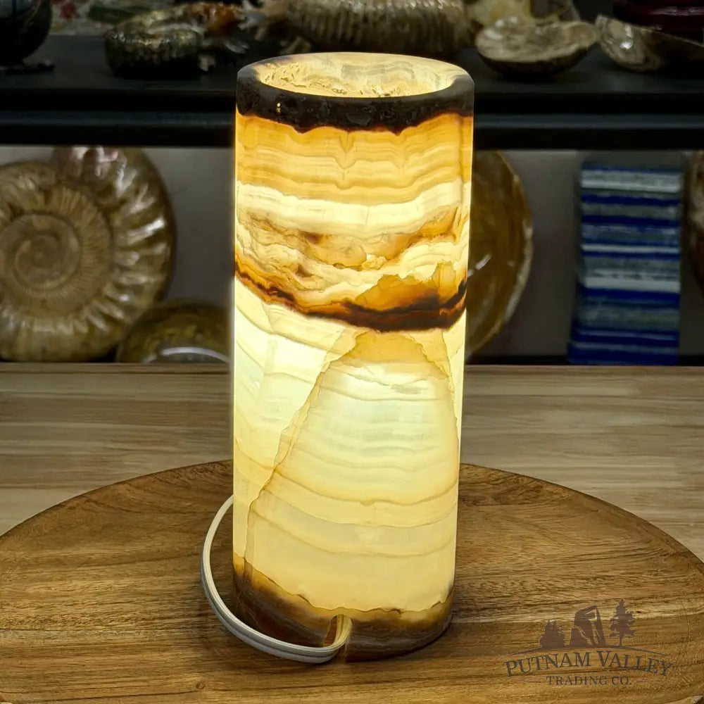 Mexican Onyx Table Lamp 7.75’’ - Lamp