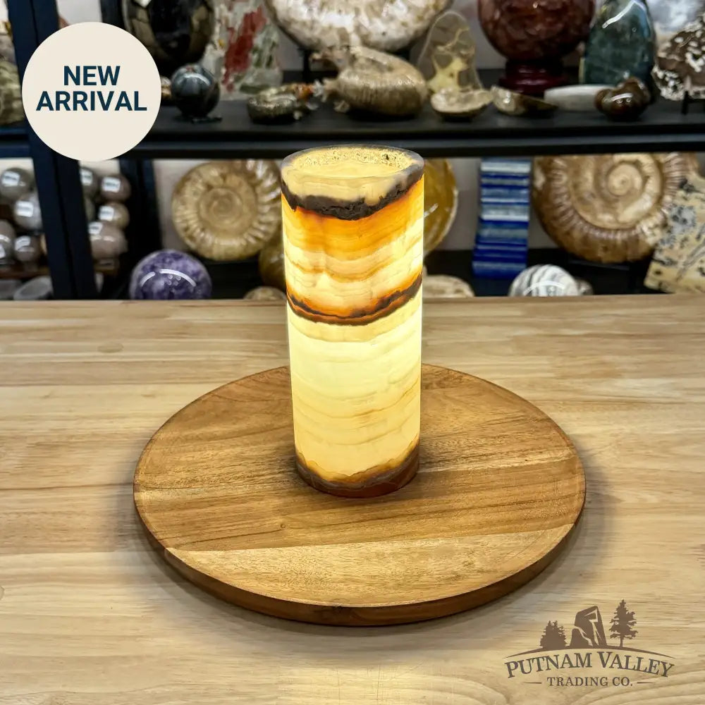 Mexican Onyx Table Lamp 7.75’’ - Lamp
