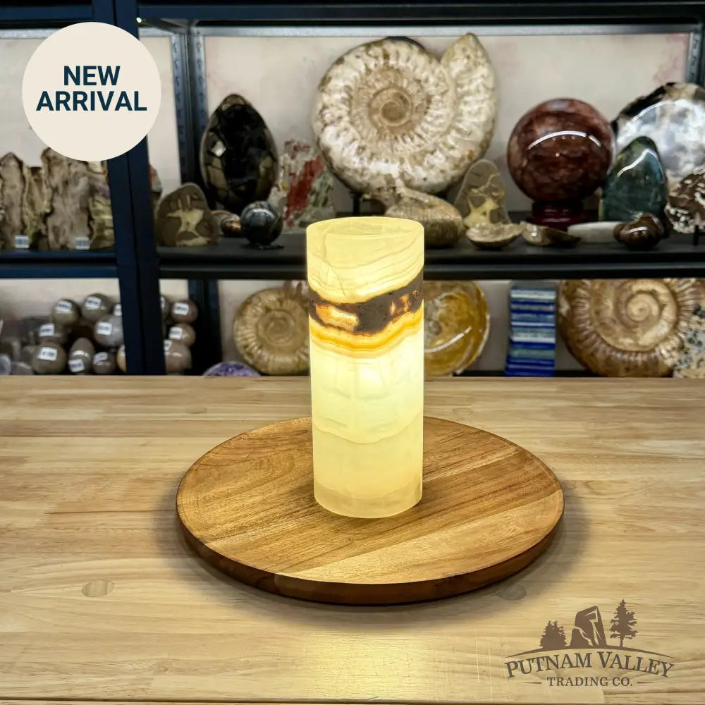Mexican Onyx Table Lamp 7.75’’ - Lamp