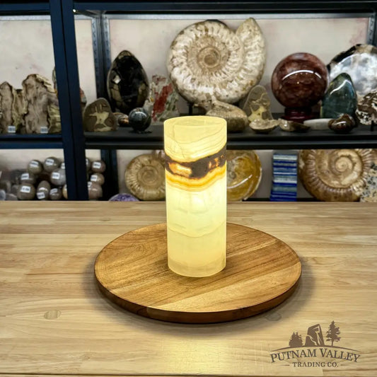 Mexican Onyx Table Lamp 7.75’’ - Lamp