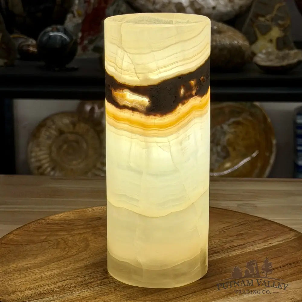 Mexican Onyx Table Lamp 7.75’’ - Lamp