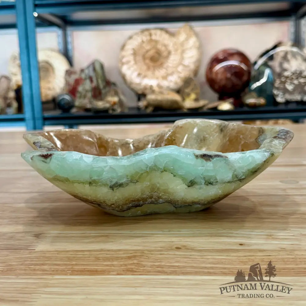 Mexican Pistachio Onyx Bowl 10’’ - Bowl