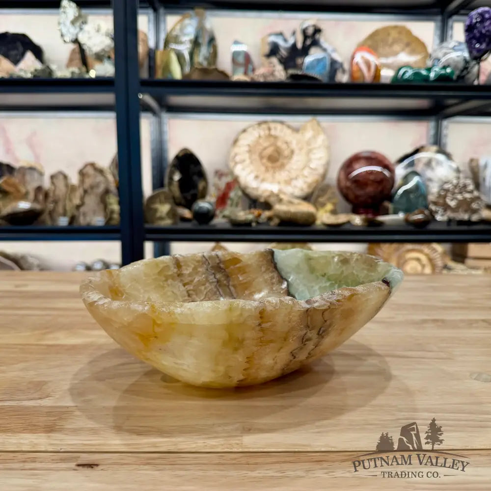 Mexican Pistachio Onyx Bowl 10.25’’ - Bowl