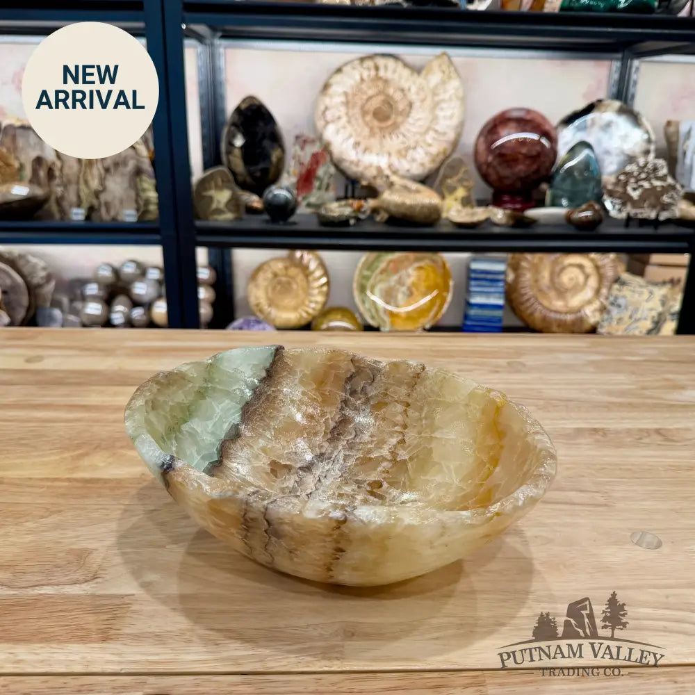 Mexican Pistachio Onyx Bowl 10.25’’ - Bowl