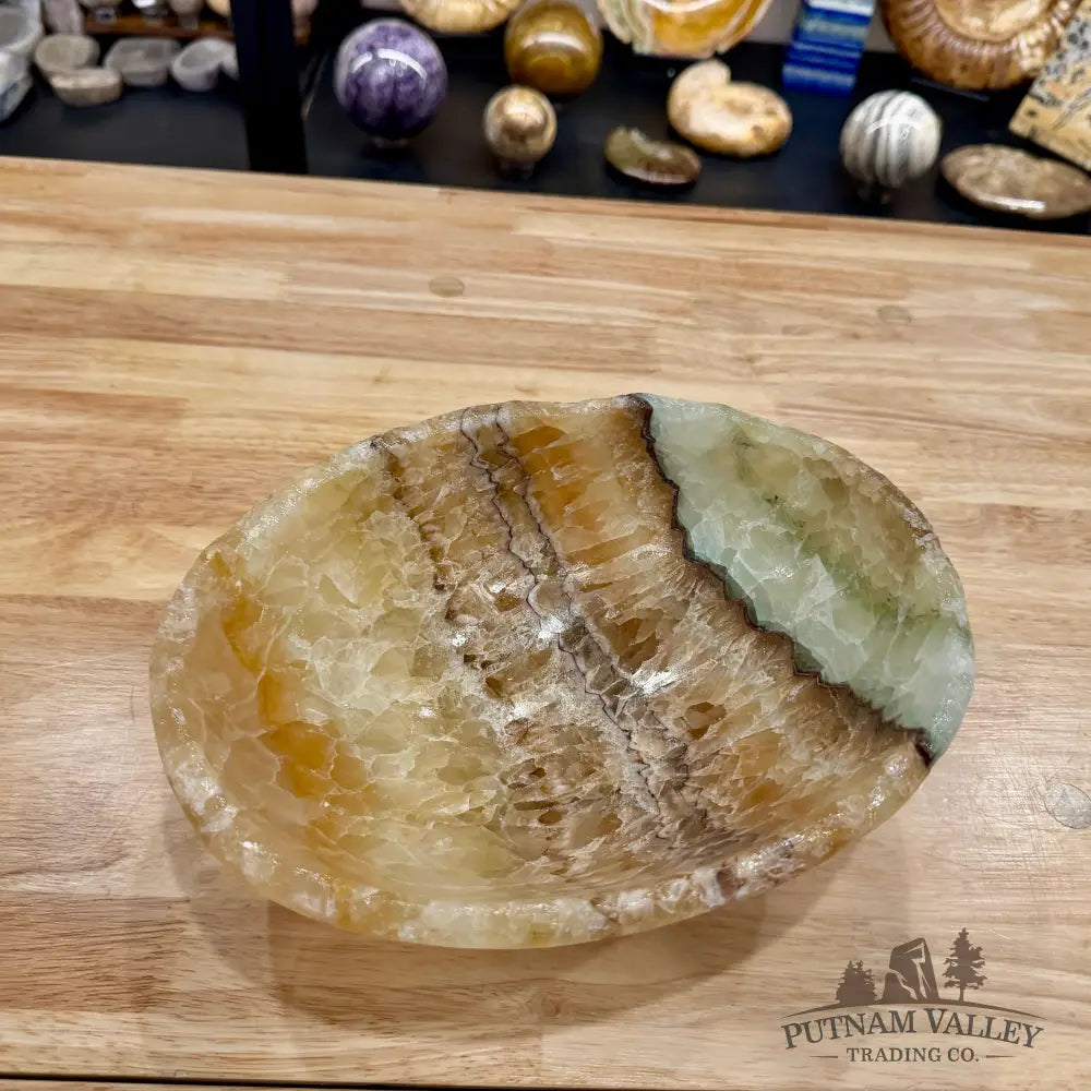 Mexican Pistachio Onyx Bowl 10.25’’ - Bowl