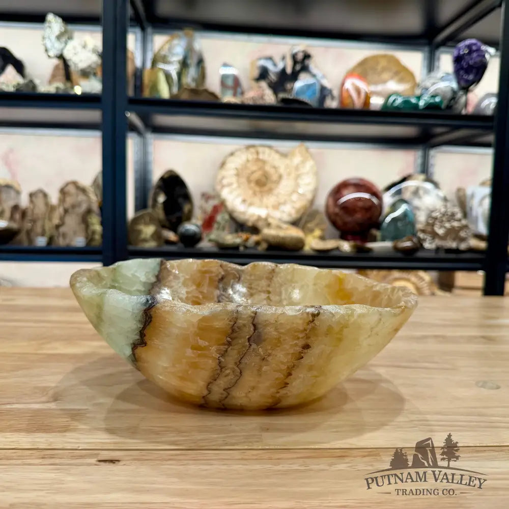 Mexican Pistachio Onyx Bowl 10.25’’ - Bowl