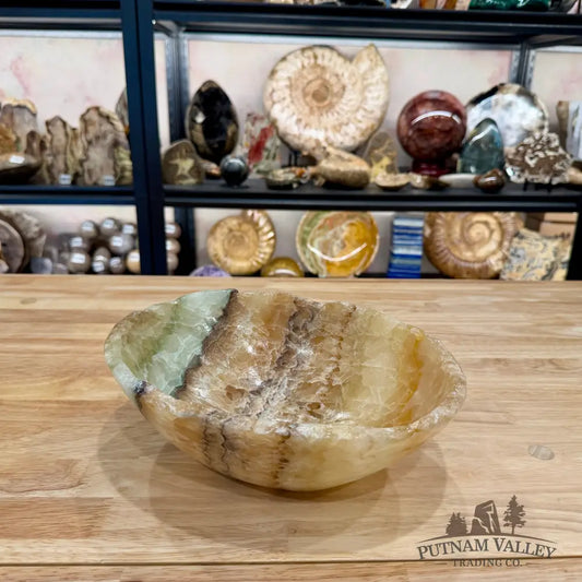 Mexican Pistachio Onyx Bowl 10.25’’ - Bowl