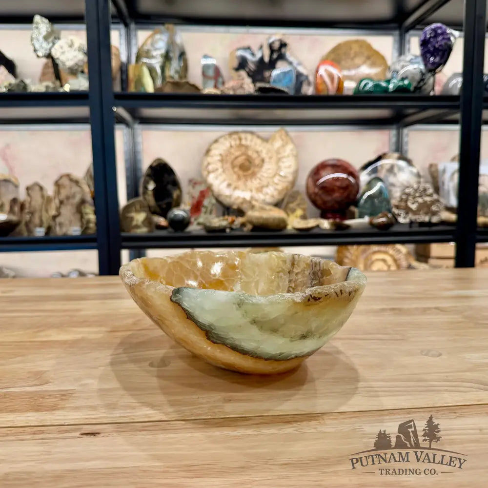 Mexican Pistachio Onyx Bowl 10.25’’ - Bowl