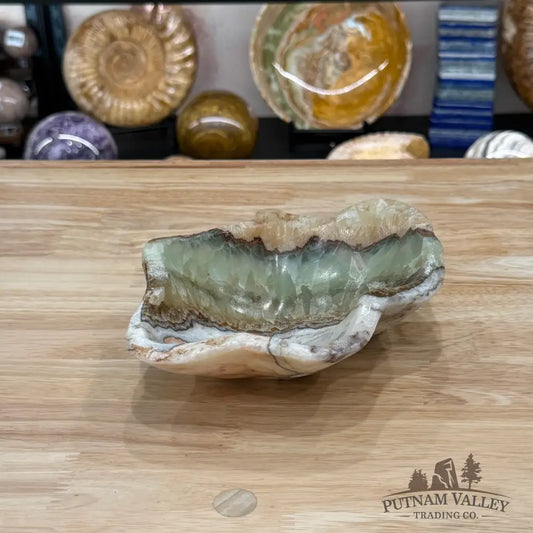 Mexican Pistachio Onyx Bowl 7.75’’ - Bowl