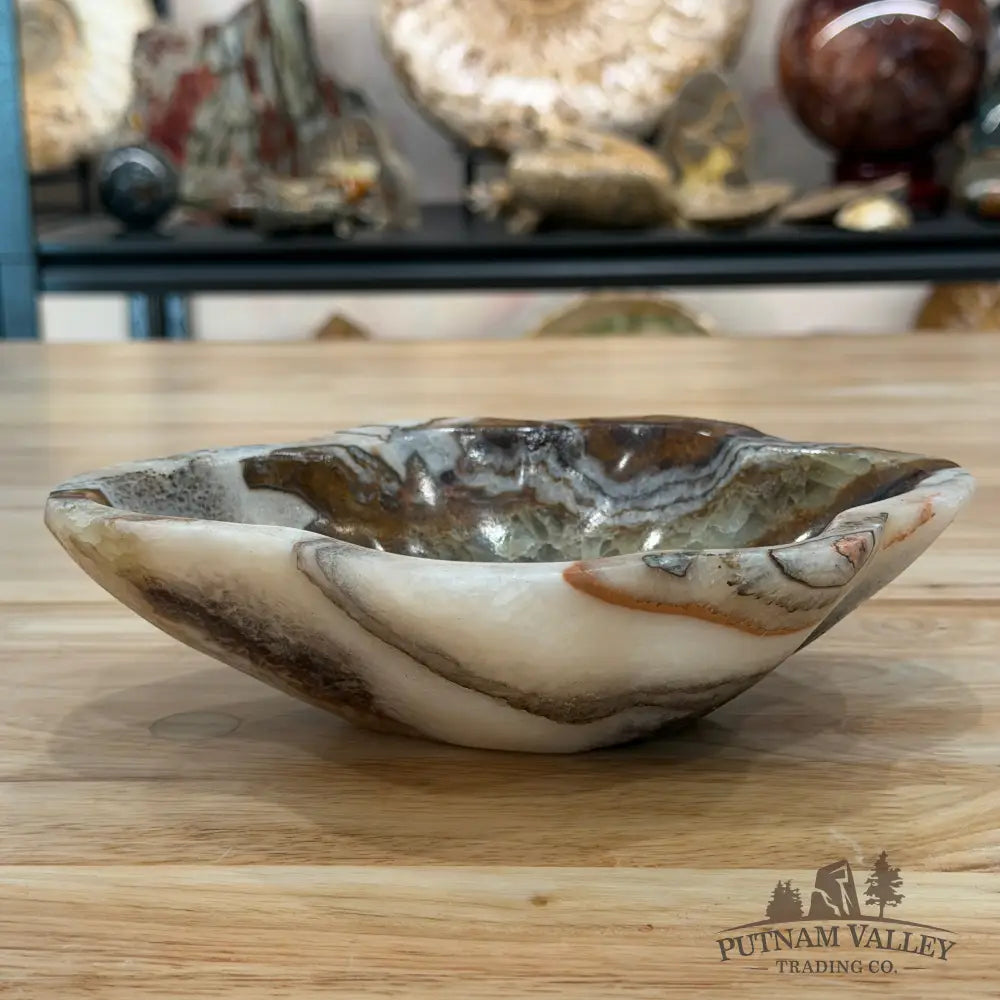 Mexican Pistachio Onyx Bowl 7.75’’ - Bowl