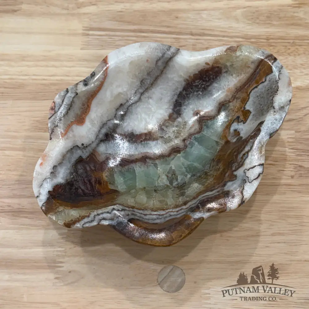 Mexican Pistachio Onyx Bowl 7.75’’ - Bowl