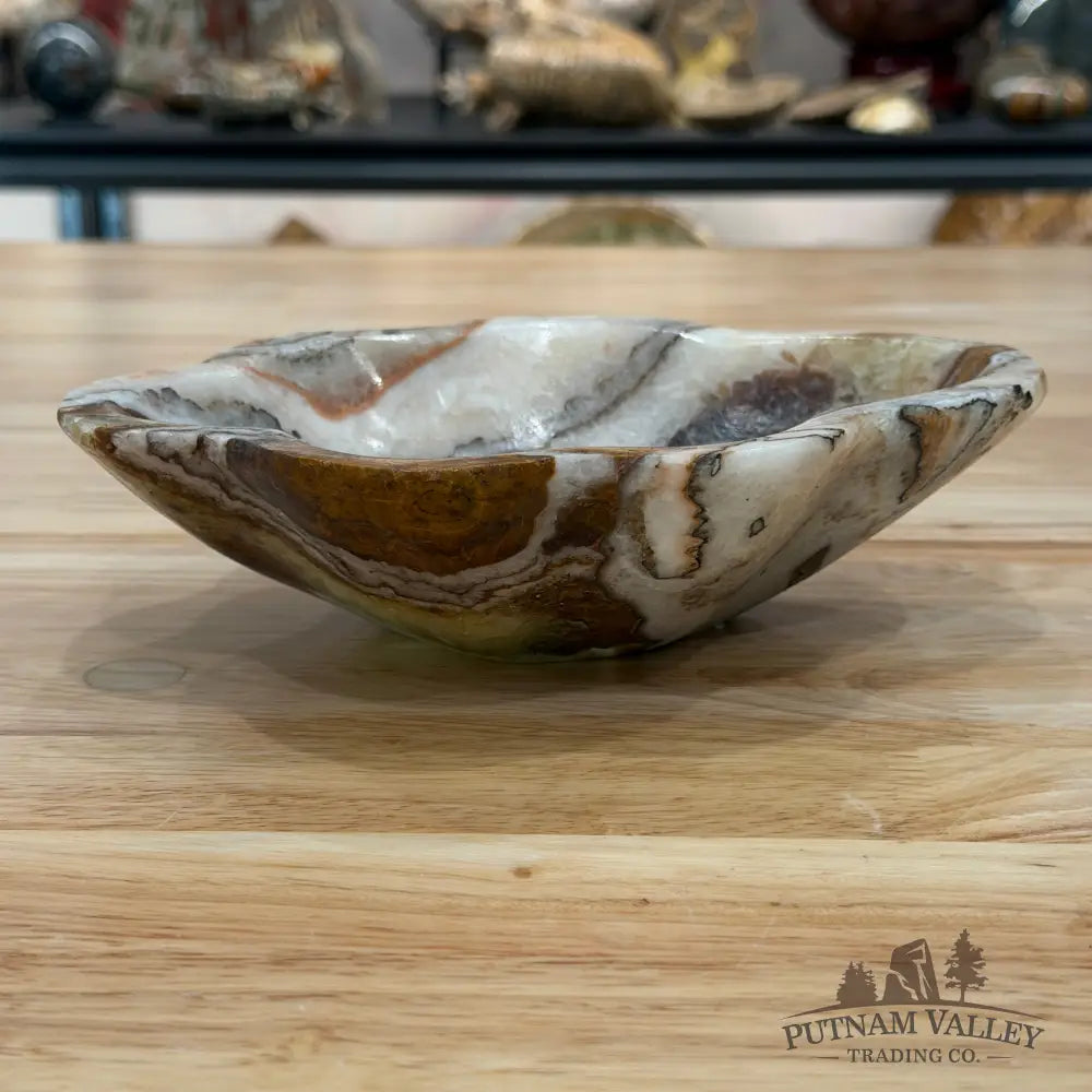 Mexican Pistachio Onyx Bowl 7.75’’ - Bowl