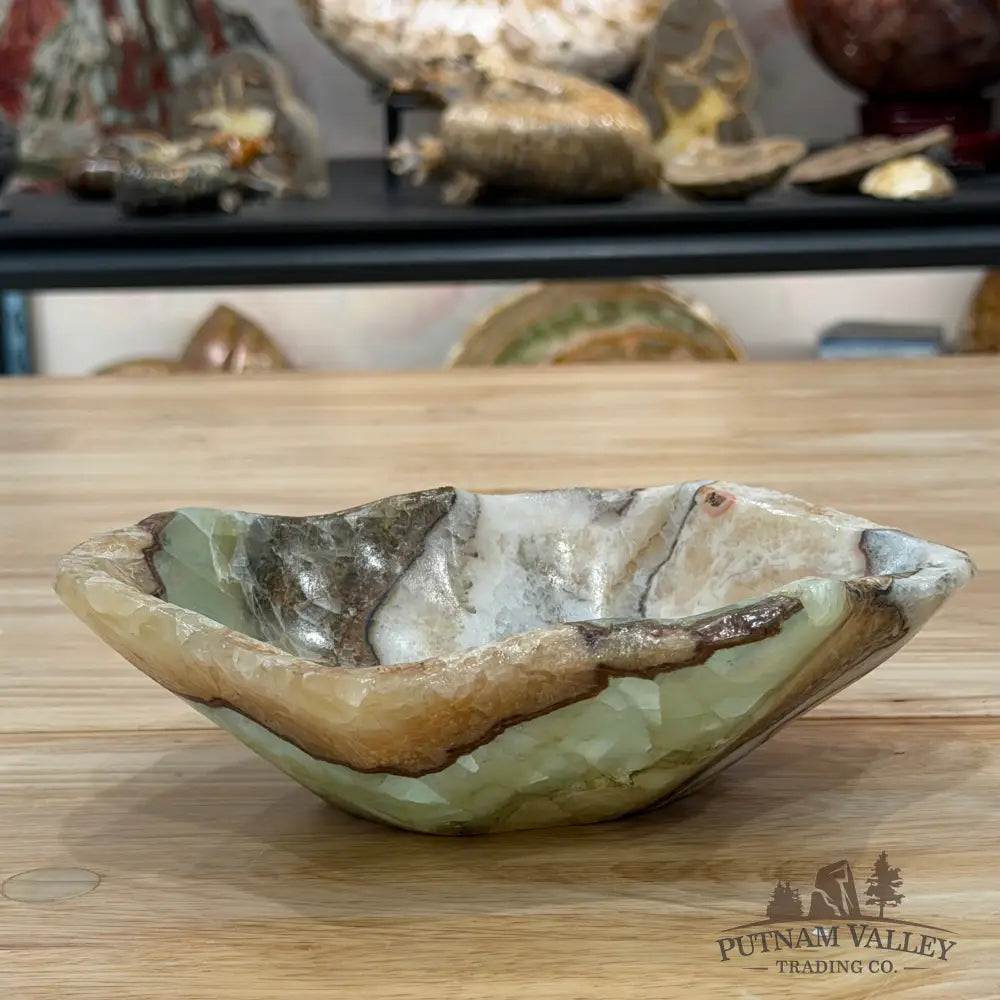 Mexican Pistachio Onyx Bowl 7.75’’ - Bowl