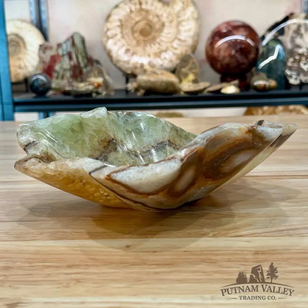 Mexican Pistachio Onyx Bowl 9.5’’ - Bowl