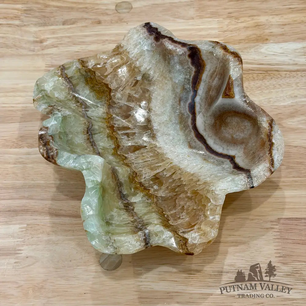 Mexican Pistachio Onyx Bowl 9.5’’ - Bowl