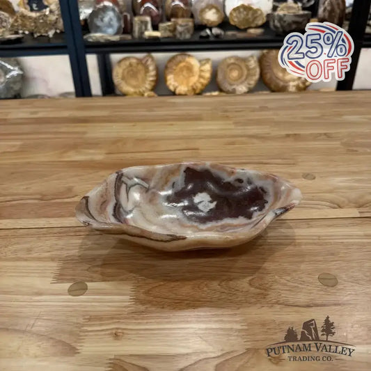 Red Serpentine Decorative Bowl - Putnam Valley Trading Co.
