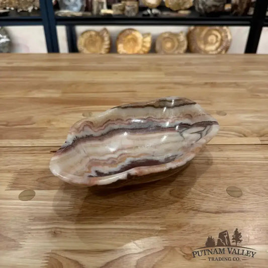 Red Serpentine Decorative Bowl - Putnam Valley Trading Co.