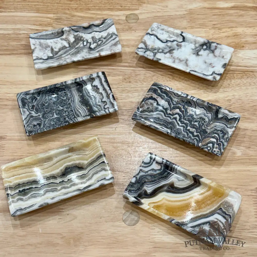 Mexican Zebra Onyx Rectangle Dish 4.7’’ - Plate
