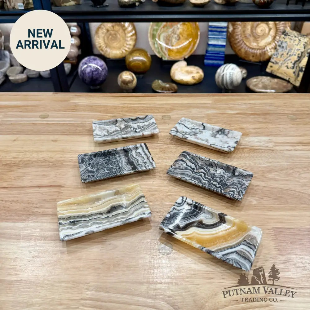 Mexican Zebra Onyx Rectangle Dish 4.7’’ - Plate