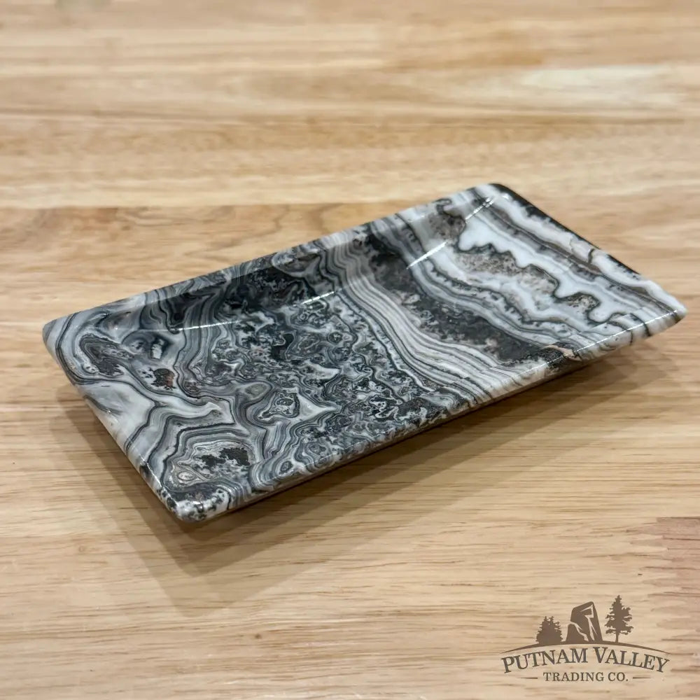 Mexican Zebra Onyx Rectangle Dish 4.7’’ - Plate