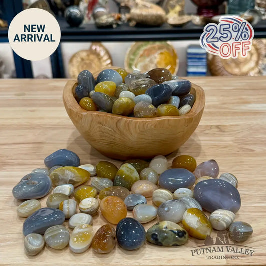 Mixed Agate Tumbles (½ lb) - Tumbled Stone