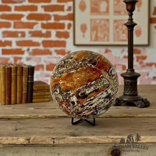 Money Agate Sphere 5.8" - Putnam Valley Trading Co.