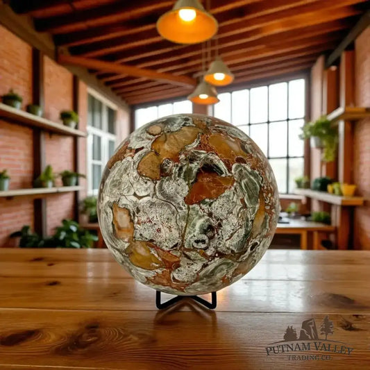 Money Agate Sphere 5.9" - Putnam Valley Trading Co.