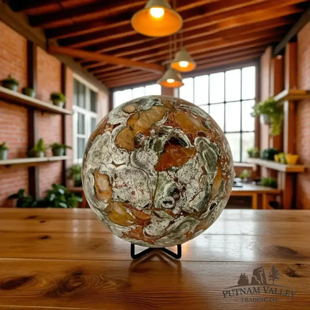 Money Agate Sphere 5.9" - Putnam Valley Trading Co.