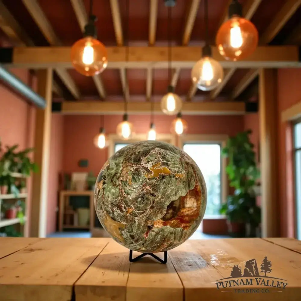 Money Agate Sphere 6" - Putnam Valley Trading Co.